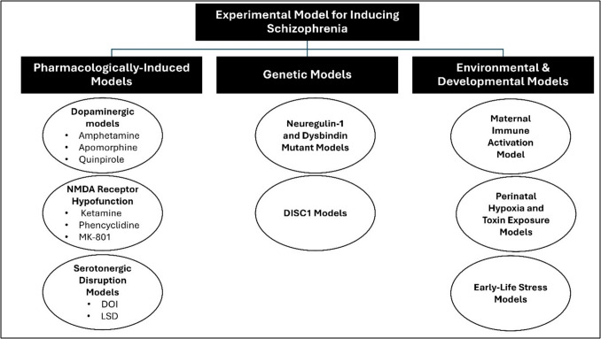 Experimental models for schizophrenia induction