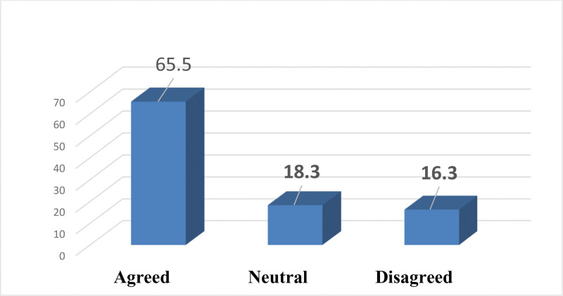 The patients’ beliefs about the effectiveness of the telehealth clinic service at King Abdullah bin Abdulaziz University Hospital.