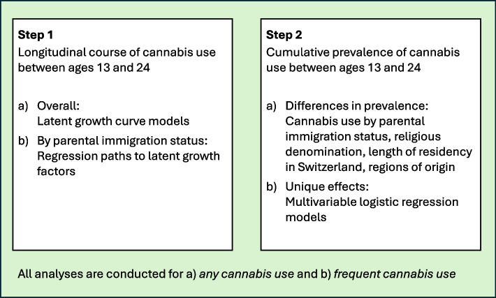 Steps of analyses