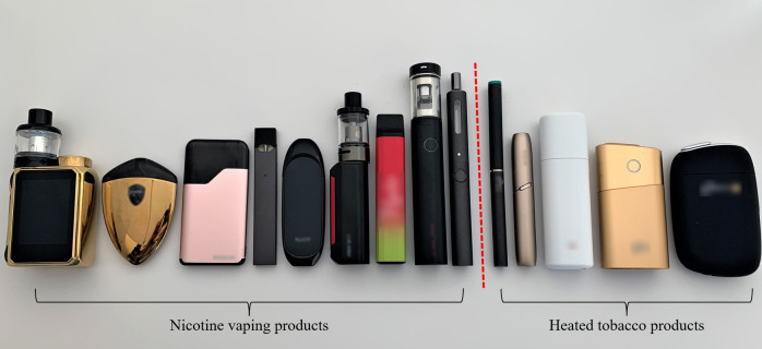 Various heated tobacco product and nicotine vaping product devices.