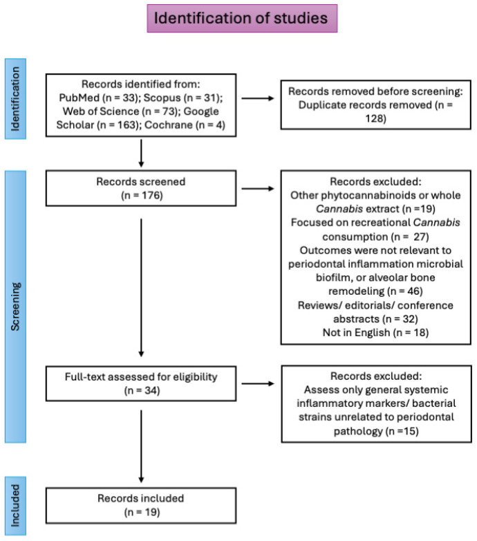 Flowchart of the selection process of studies.